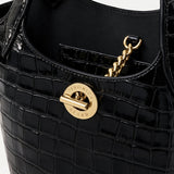 Veronica Beard - Croc - Embossed Anchor Bag