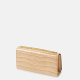 Veronica Beard - Croc - Embossed Barre Clutch