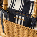 Veronica Beard - Wicker Porto Satchel Bag