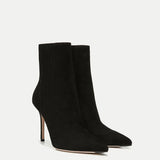 Veronica Beard - Lisa Suede Stiletto-Heel Bootie