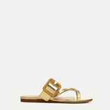 Veronica Beard - Salva Metallic Crisscross Sandal