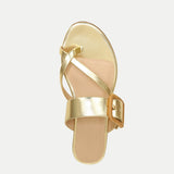 Veronica Beard - Salva Metallic Crisscross Sandal