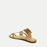Veronica Beard - Salva Metallic Crisscross Sandal