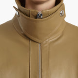 Khaite - Hamett Jacket in Gold Ochre Leather