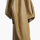 Khaite - Hamett Jacket in Gold Ochre Leather