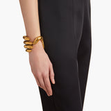 Khaite - Sculpted Hand Cuff in Antique Gold