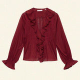 DÔEN - HARDY TOP -- DEEP CRIMSON