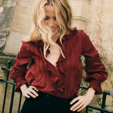 DÔEN - HARDY TOP -- DEEP CRIMSON