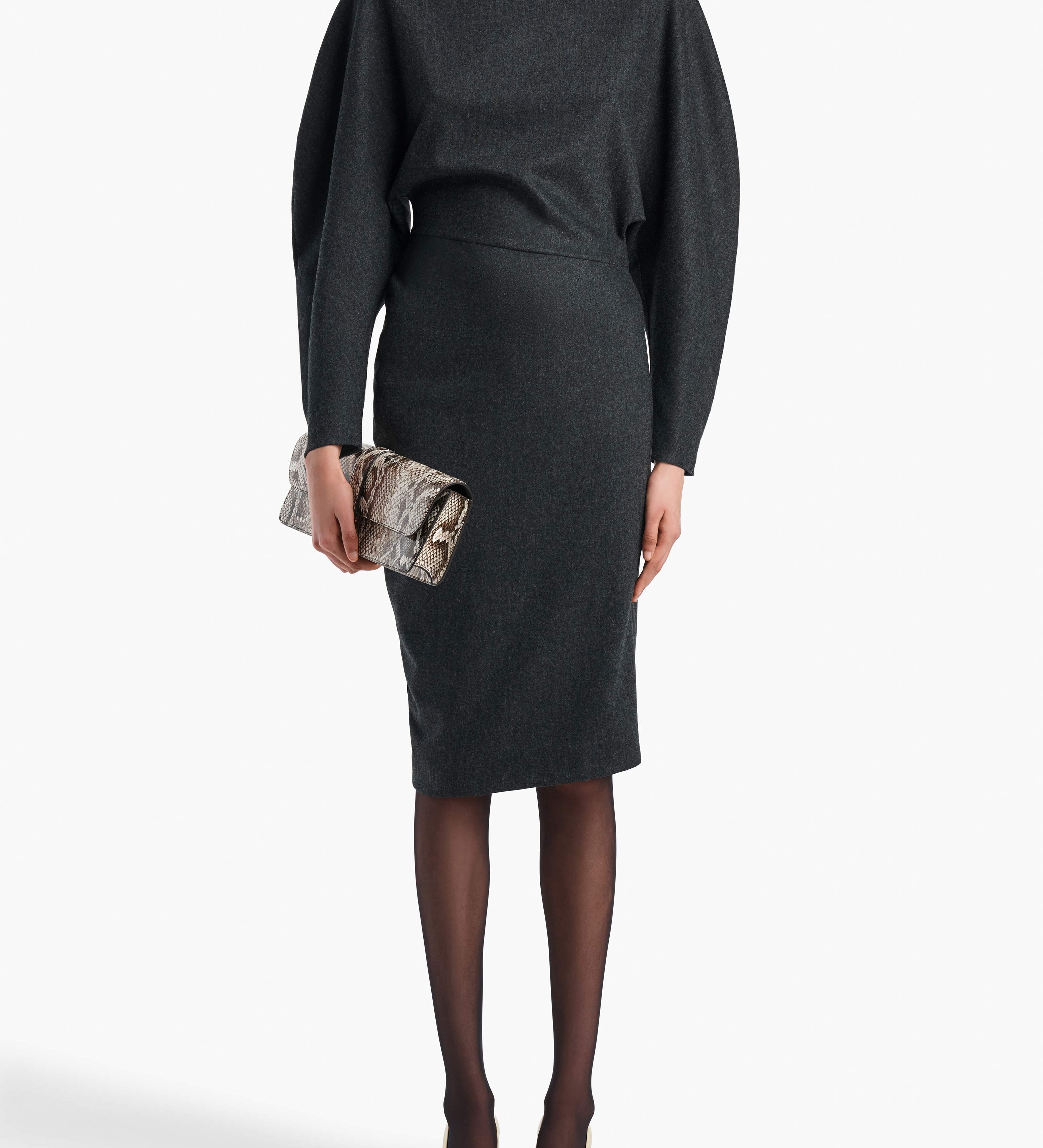 Khaite - Harlin Dress in Charcoal