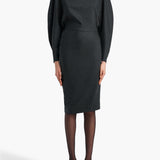 Khaite - Harlin Dress in Charcoal