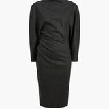 Khaite - Harlin Dress in Charcoal