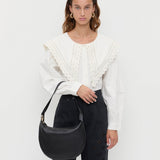 Loeffler Randall - Harlow Black Leather Shoulder Bag