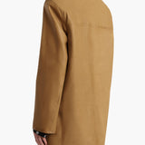 Khaite - Harmon Coat in Golden Ochre Washed Leather
