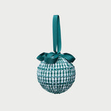 Loeffler Randall - Harriet Green Embroidered Ornament