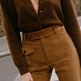 DÔEN - HARTFIELD PANT -- AMBER WHEAT
