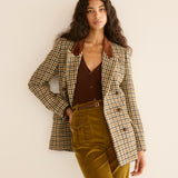 DÔEN - DUCCIO BLAZER -- ELLSWORTH HOUNDSTOOTH