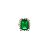 Dorsey - HASTINGS, LAB EMERALD RING, GOLD