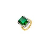 Dorsey - HASTINGS, LAB EMERALD RING, GOLD