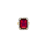 Dorsey - HASTINGS, LAB RED SAPPHIRE RING, GOLD