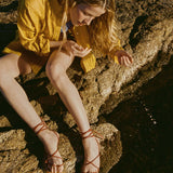 DÔEN - HAVA LINEN TOP -- SUNFLOWER