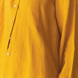 DÔEN - HAVA LINEN TOP -- SUNFLOWER