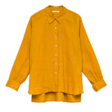 DÔEN - HAVA LINEN TOP -- SUNFLOWER