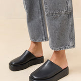 Loeffler Randall - Haven Black Leather Mule