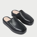Loeffler Randall - Haven Black Leather Mule