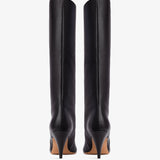 Jude - Haze Knee Boot Indigo Creased Leather