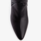 Jude - Haze Knee Boot Indigo Creased Leather