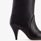 Jude - Haze Knee Boot Indigo Creased Leather