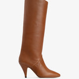 Jude - Haze Knee Boot Tan Grained Leather
