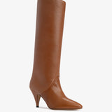 Jude - Haze Knee Boot Tan Grained Leather