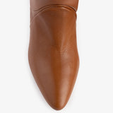 Jude - Haze Knee Boot Tan Grained Leather