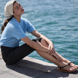 DÔEN - HEARST SWEATER -- SEASHORE BLUE