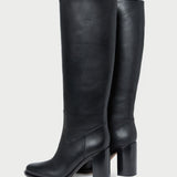 Loeffler Randall - Heidi Black Leather Tall Boot