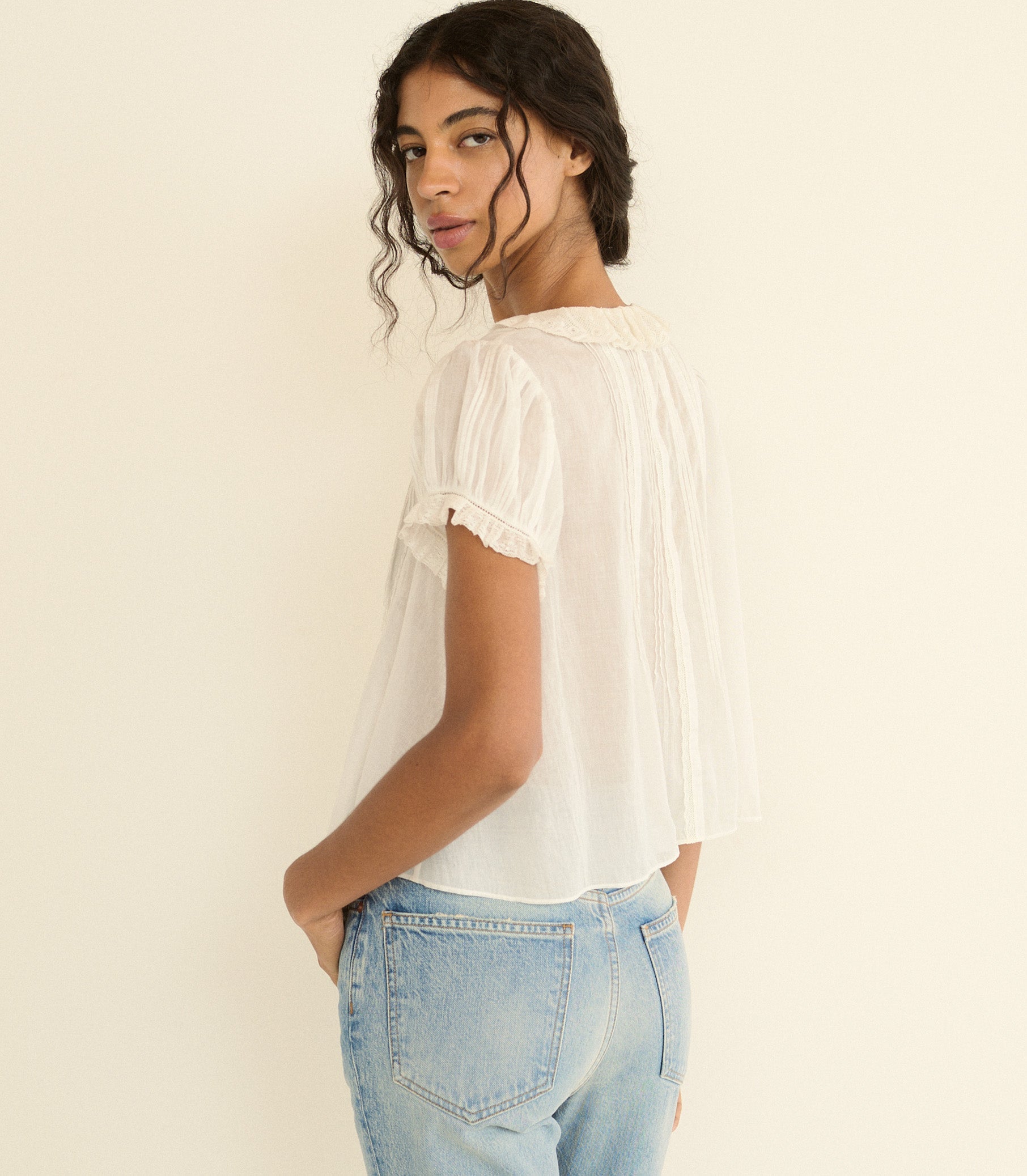 DOEN - HELENA TOP - - SALT