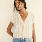 DOEN - HELENA TOP - - SALT