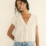 DOEN - HELENA TOP - - SALT
