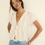 DOEN - HELENA TOP - - SALT