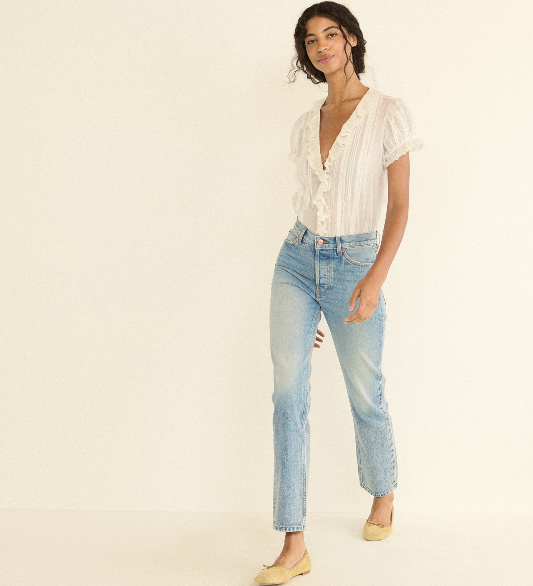 DOEN - HELENA TOP - - SALT