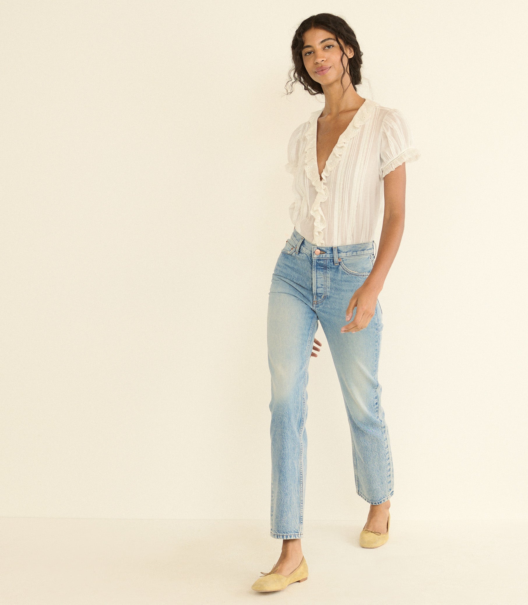 DOEN - HELENA TOP - - SALT