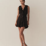 DÔEN - HENRIETTA DRESS -- BLACK