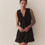 DÔEN - HENRIETTA DRESS -- BLACK