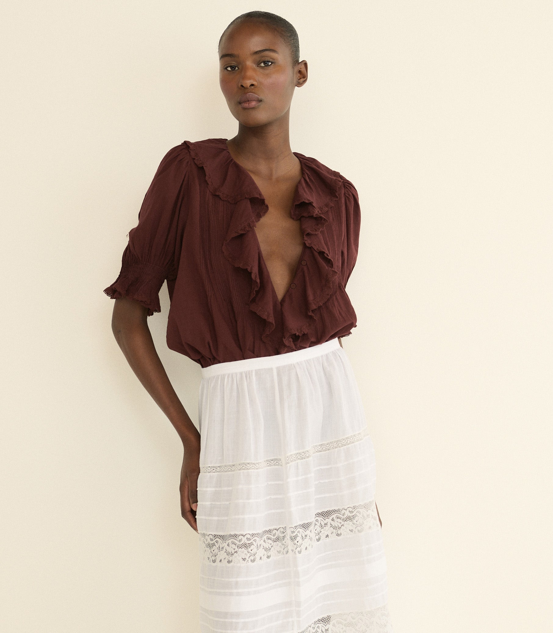 DOEN - HENRI TOP - - DAHLIA