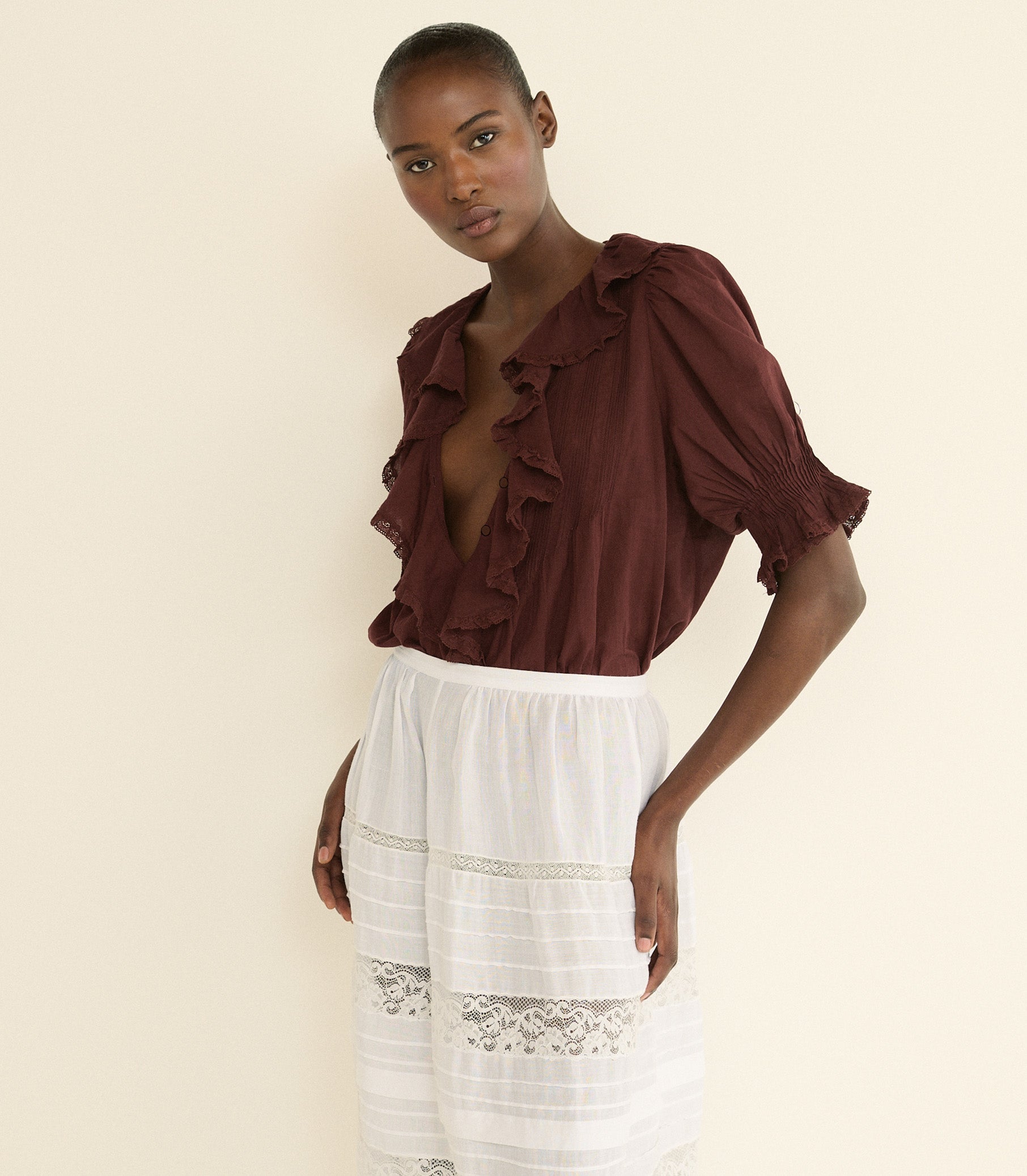 DOEN - HENRI TOP - - DAHLIA