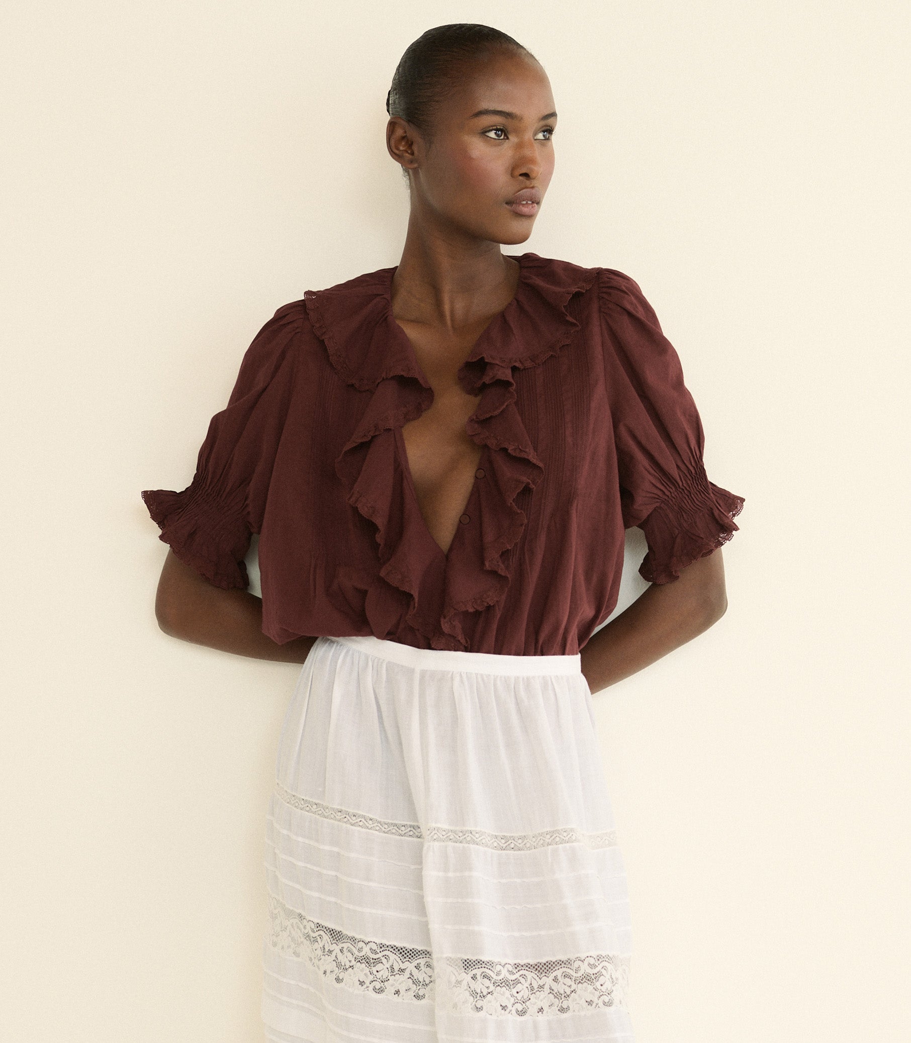 DOEN - HENRI TOP - - DAHLIA
