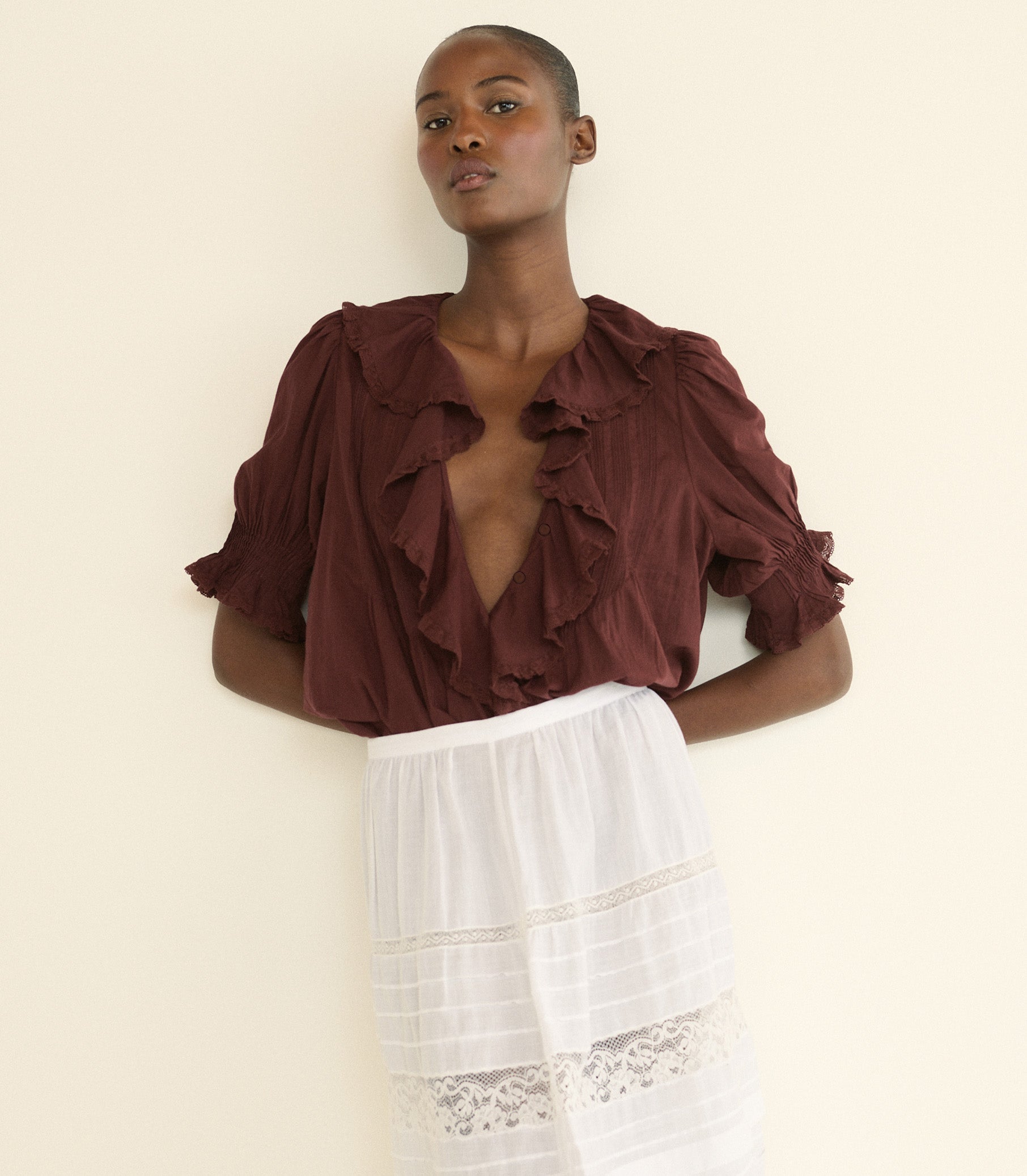 DOEN - HENRI TOP - - DAHLIA