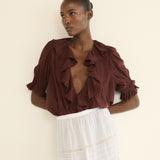 DOEN - HENRI TOP - - DAHLIA