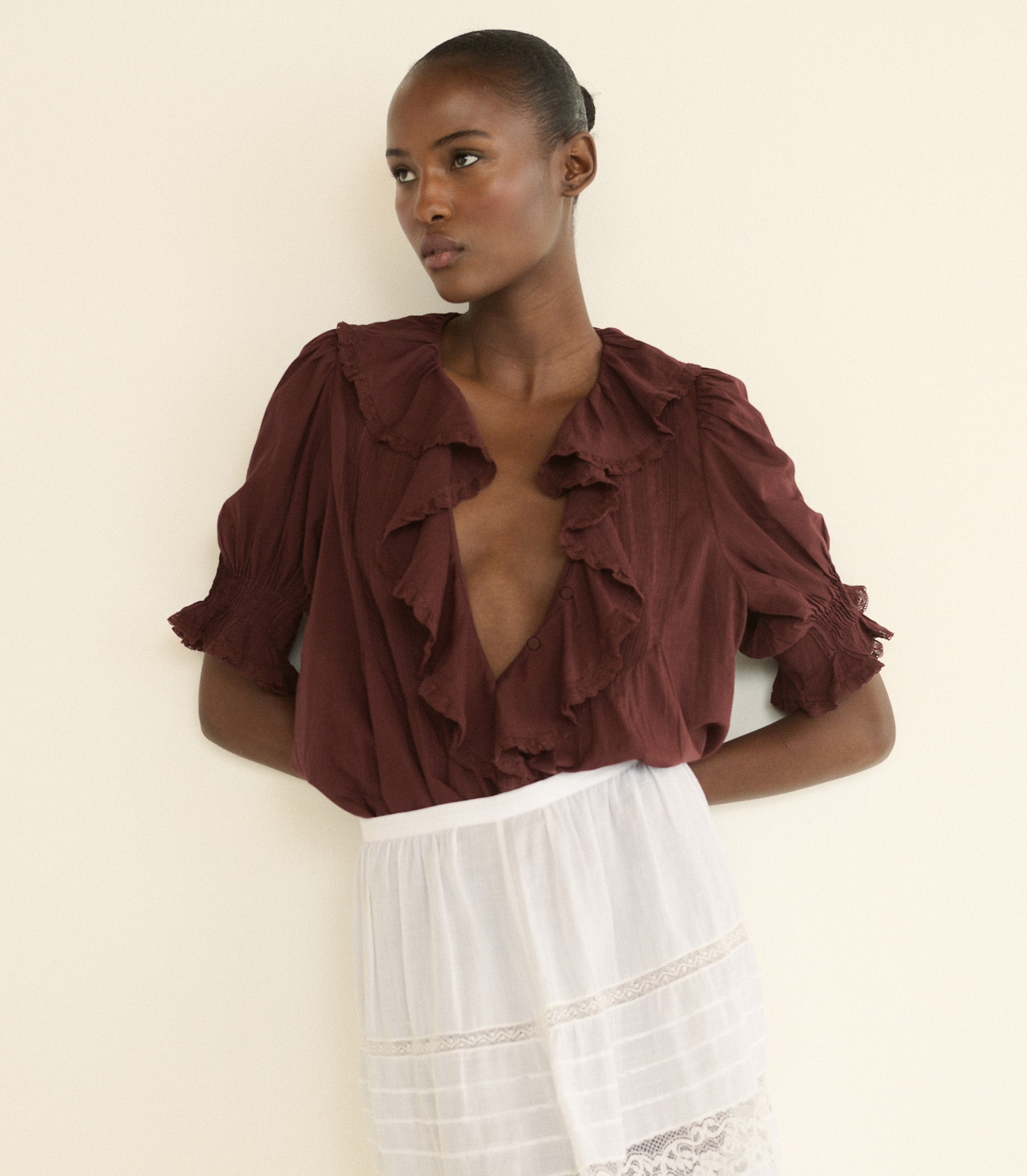 DOEN - HENRI TOP - - DAHLIA